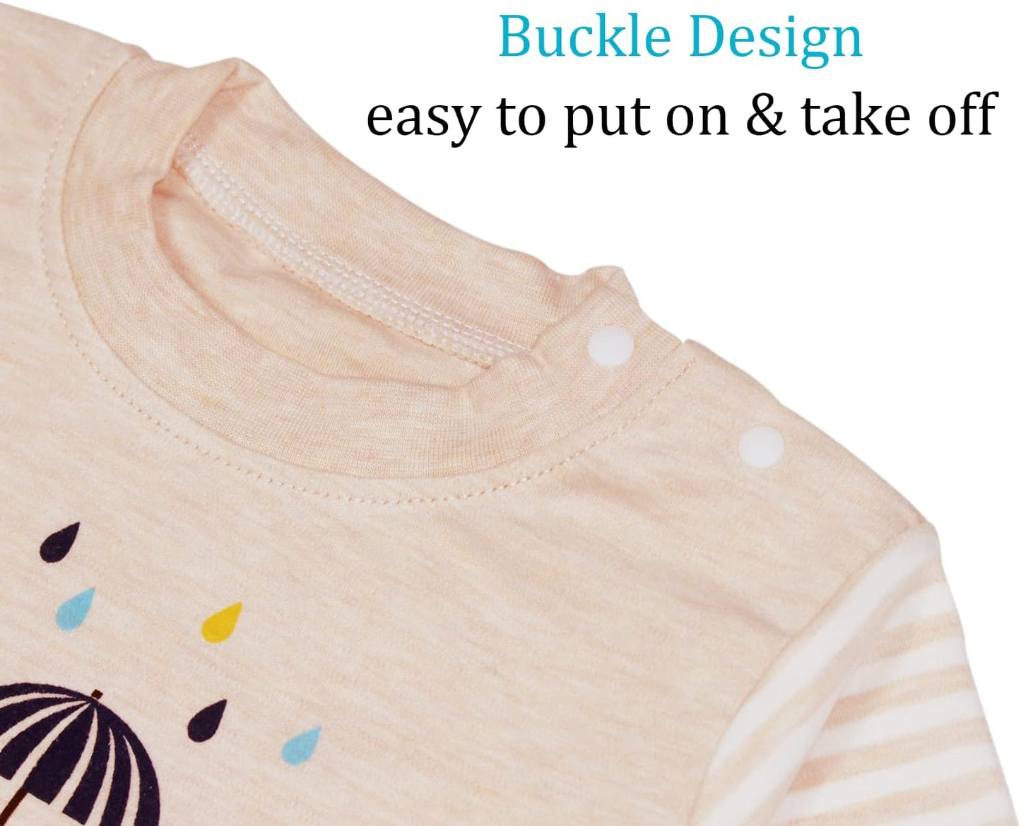 100% Organic Cotton Baby Boys Girls Pajamas Set Long Sleeve Sleepwear(3-4T,Pattern 5)