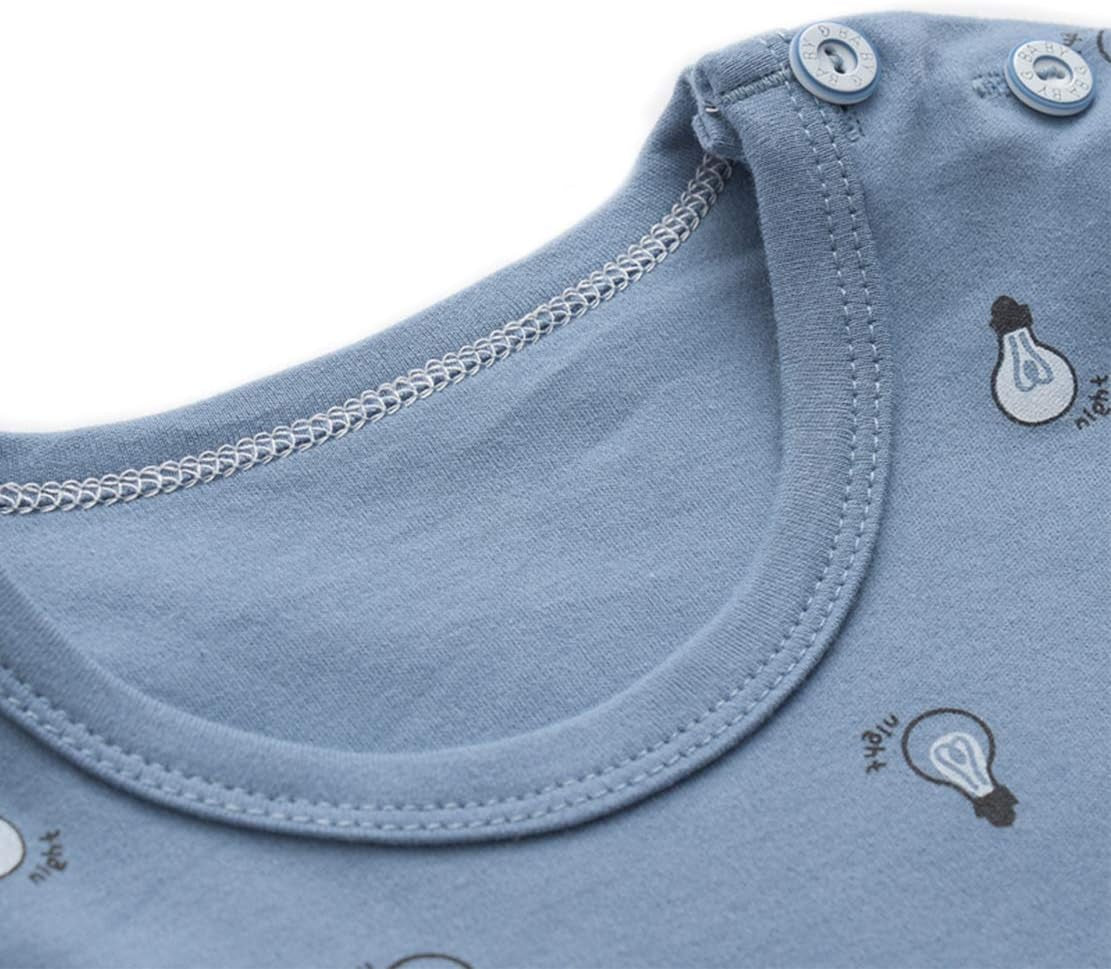 100% Cotton Baby Boys Girls Pajamas Set Long Sleeve Sleepwear